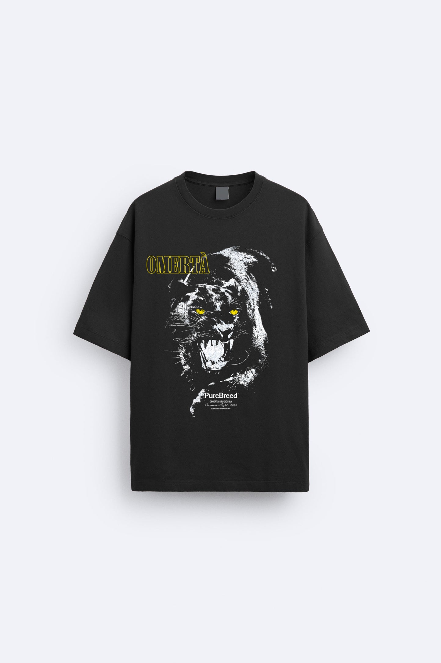 Oversized Black Panther Tee