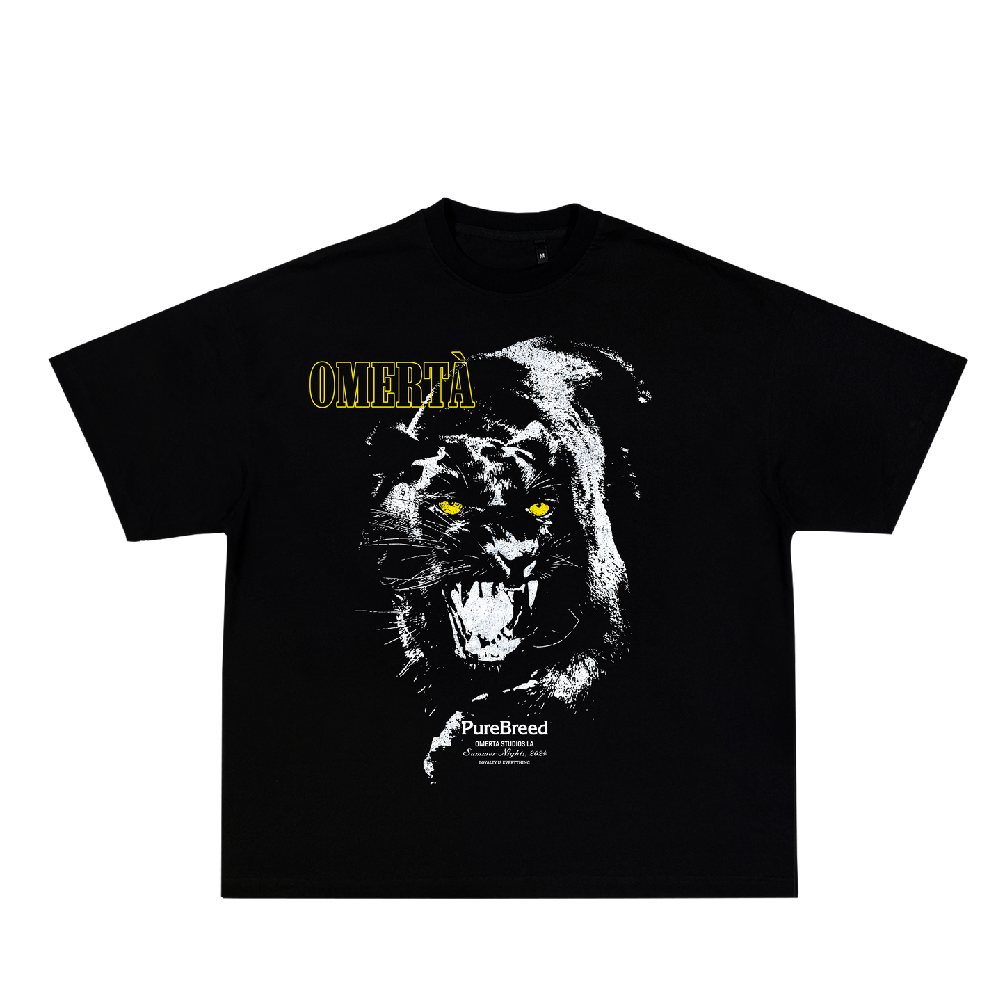 Oversized Black Panther Tee
